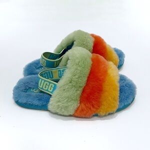 Ugg Toddler Fluff Yeah Slide Sandal Size 12